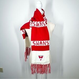 Sydney Swans AFL Football Aussie Traditional Scarf Tassels